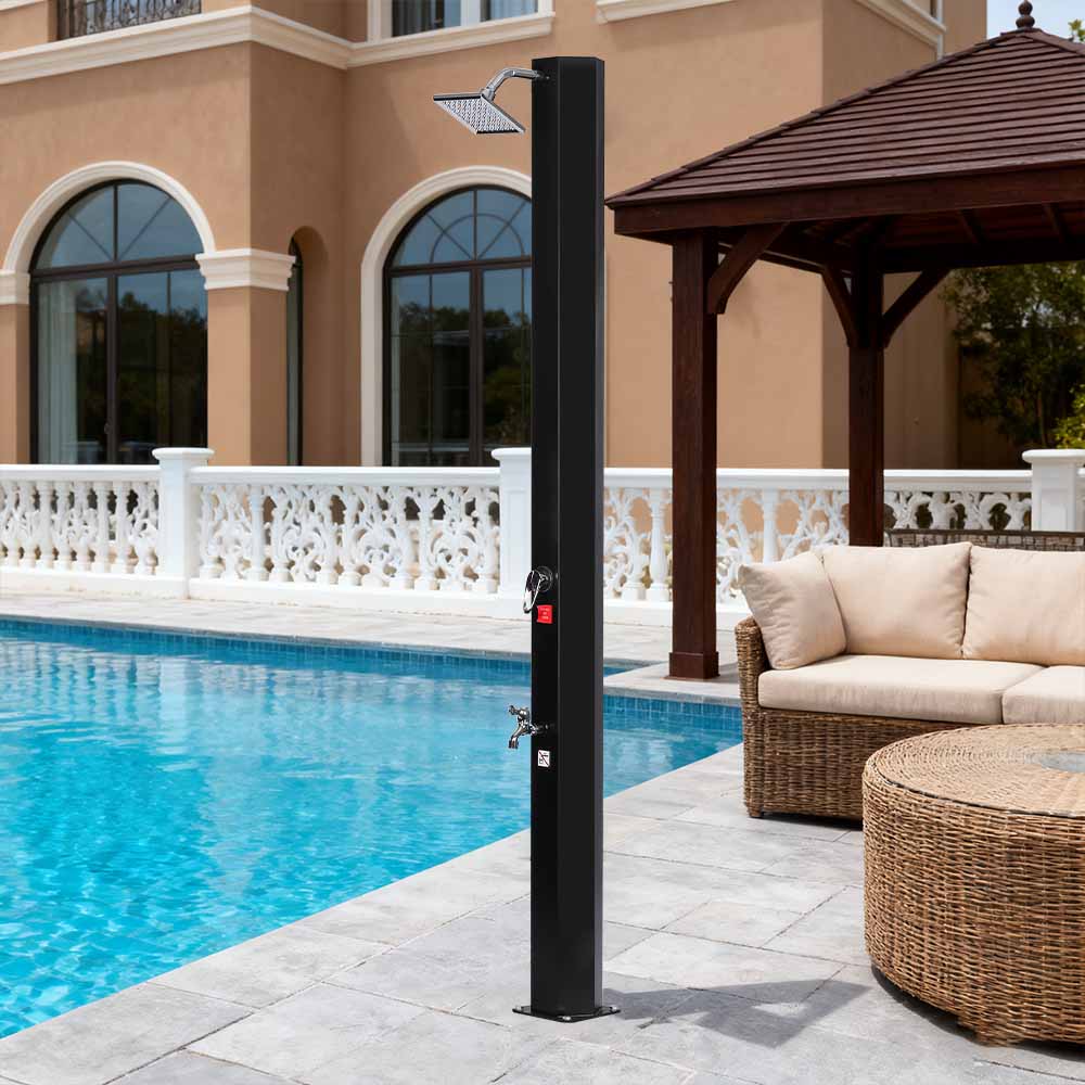 Douche solaire pratique anti-accumulation d'eau LY35L05-SS