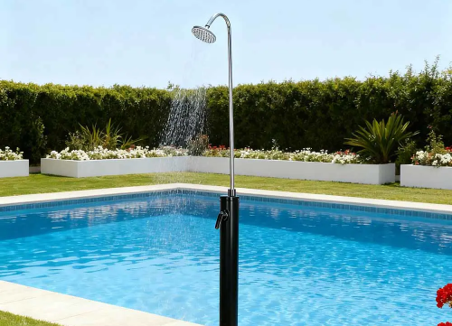 LY08L02 Douche solaire 8L : une solution de chauffage extérieur de grande valeur conçue pour les modes de vie modernes